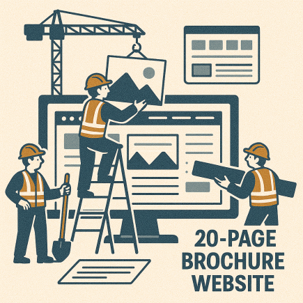 Création Site Vitrine 20 Pages Clé en Main – Contenu SEO Inclus et Accompagnement Complet