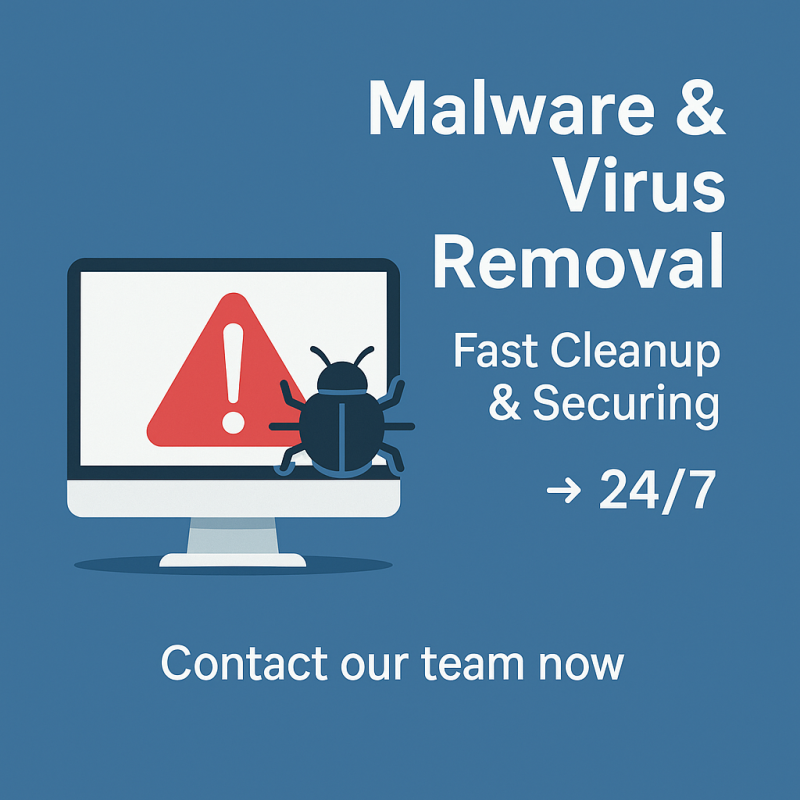 Suppression Virus & Malware Site Web – Nettoyage Rapide et Sécurisation - Dubai Web Connect